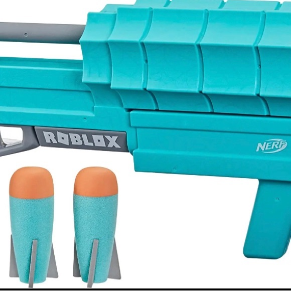 NERF Roblox Sharkbite: Web Launcher Rocker Blaster, 2 Rockets, Code to Redeem - Picture 2 of 8